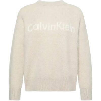 Calvin Alpaca Logo Sweater M PELICAN M Calvin Alpaca Logo Sweater M PELICAN M