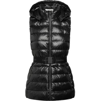 Calvin Belted Lightweight Puffer Vest XXL BLACK XXL Calvin Belted Lightweight Puffer Vest XXL BLACK XXL
