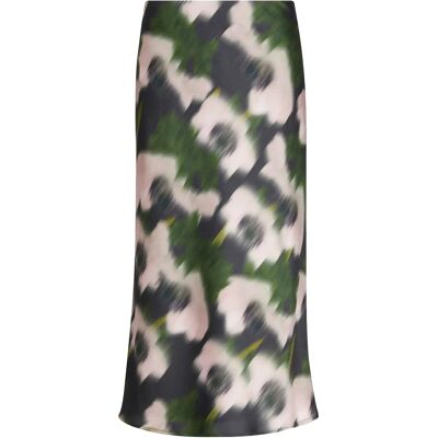 Calvin Printed Satin Midi Slip Skirt XXL 19645 CSW25F_P020+1_BLACK XXL Calvin Printed Satin Midi Slip Skirt XXL 19645 CSW25F_P020+1_BLACK XXL