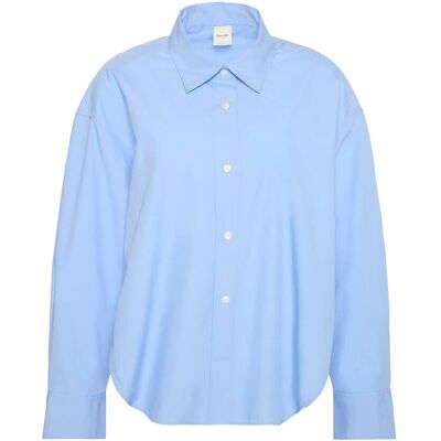 Calvin Crisp Poplin Oversized Cropped S XS HYDRANGEA XS Calvin Crisp Poplin Oversized Cropped S XS HYDRANGEA XS