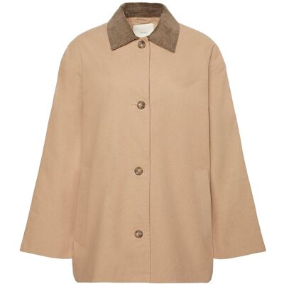 Calvin Cotton Short Mac Coat M AMPHORA MOREL M Calvin Cotton Short Mac Coat M AMPHORA MOREL M