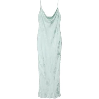 Calvin Viscose Jacquard Maxi Slip Dress M PALE MEADOW JACQUARD FLORAL CUTTING M Calvin Viscose Jacquard Maxi Slip Dress M PALE MEADOW JACQUARD FLORAL CUTTING M