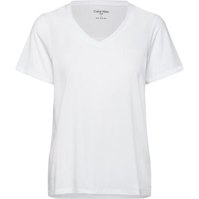 Calvin Vada V-Neck Relaxed Tee M WHT M Calvin Vada V-Neck Relaxed Tee M WHT M
