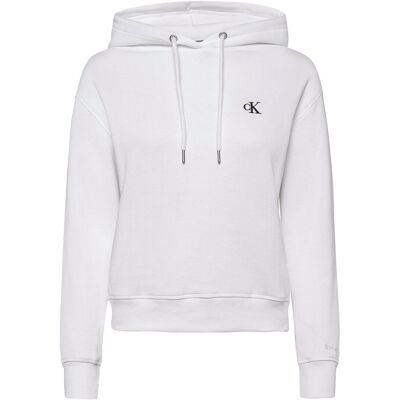 Calvin Ck Embroidery Hoodie M BRIGHT WHITE M Calvin Ck Embroidery Hoodie M BRIGHT WHITE M