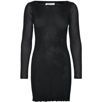 Calvin Metallic Sweater Dress XL CK BLACK XL Calvin Metallic Sweater Dress XL CK BLACK XL