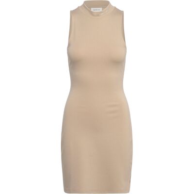 Calvin Logo Milano Dress L WHITE PEPPER L Calvin Logo Milano Dress L WHITE PEPPER L