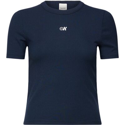 Calvin A- Modal Rib Tee (Essential) XXS DARK SAPPHIRE XXS Calvin A- Modal Rib Tee (Essential) XXS DARK SAPPHIRE XXS