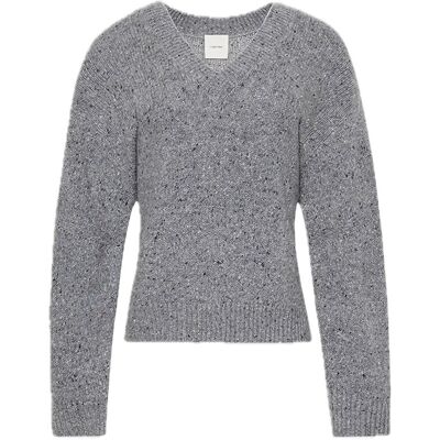 Calvin Chunky Neps V Neck Sweater M STONEFLAG M Calvin Chunky Neps V Neck Sweater M STONEFLAG M