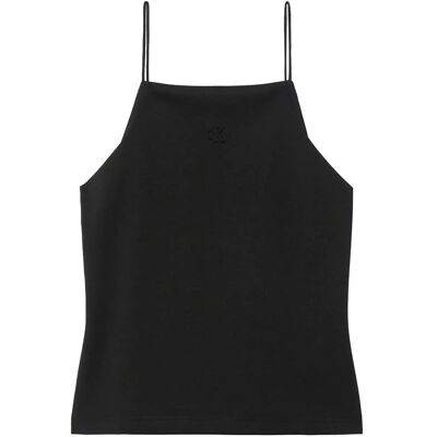 Calvin Sl Ponte Monogram Cami M BLACK M Calvin Sl Ponte Monogram Cami M BLACK M