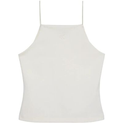 Calvin Sl Ponte Monogram Cami M TOFU M Calvin Sl Ponte Monogram Cami M TOFU M