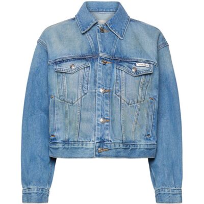 Calvin 90S Trucker Jacket Gold Dust S GOLD DUST S Calvin 90S Trucker Jacket Gold Dust S GOLD DUST S