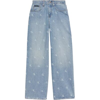 Calvin The Wide Leg Ck Distressed Indig 28 x 32 CK DISTRESSED INDIGO 28 x 32 Calvin The Wide Leg Ck Distressed Indig 28 x 32 CK DISTRESSED INDIGO 28 x 32