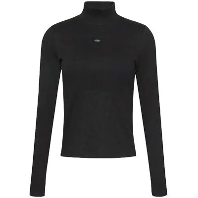Calvin Ls Woven Label Turtleneck XL BLACK XL Calvin Ls Woven Label Turtleneck XL BLACK XL