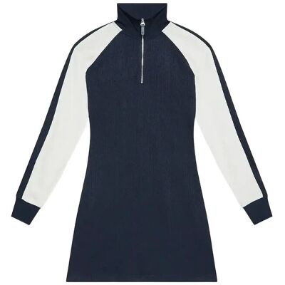 Calvin Fall Texture Mini Dress S DARK SAPPHIRE S Calvin Fall Texture Mini Dress S DARK SAPPHIRE S