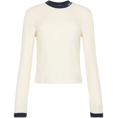 Calvin Ls Waffle Tee XXS SHORTBREAD XXS Calvin Ls Waffle Tee XXS SHORTBREAD XXS