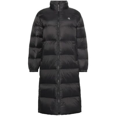 Calvin Essential Midweight Long Puffer XS BLACK XS Calvin Essential Midweight Long Puffer XS BLACK XS
