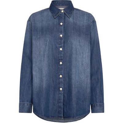 Calvin Oversized Shirt Indigo Hastings M INDIGO HASTINGS M Calvin Oversized Shirt Indigo Hastings M INDIGO HASTINGS M