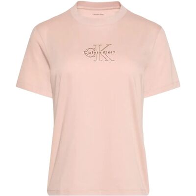 Calvin Ss Classic Foil Monologo Tee XXS TUSCAN WIND XXS Calvin Ss Classic Foil Monologo Tee XXS TUSCAN WIND XXS