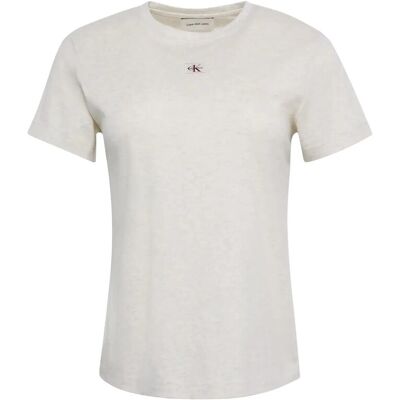 Calvin Ss Woven Label Classic Fit Tee XXS BA01 GREY HEATHER XXS Calvin Ss Woven Label Classic Fit Tee XXS BA01 GREY HEATHER XXS