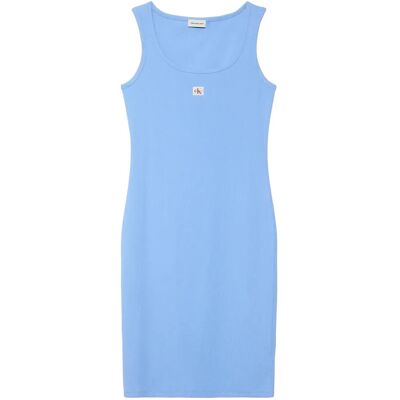 Calvin Sl Baby Rib Woven Label Square N XXS BLUE DESCENT XXS Calvin Sl Baby Rib Woven Label Square N XXS BLUE DESCENT XXS