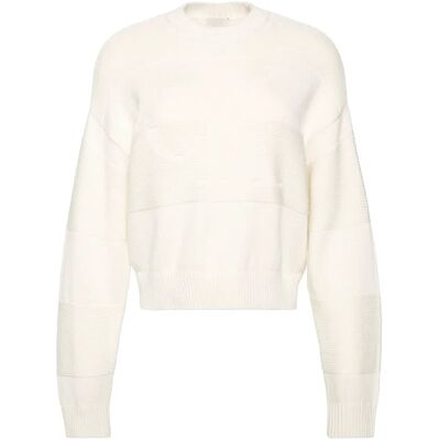Calvin Ls Tonal Logo Sweater M TOFU M Calvin Ls Tonal Logo Sweater M TOFU M