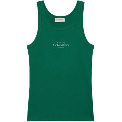 Calvin Contour 2X2 Rib Graphic Tank XXS ENCHANTED FOREST XXS Calvin Contour 2X2 Rib Graphic Tank XXS ENCHANTED FOREST XXS