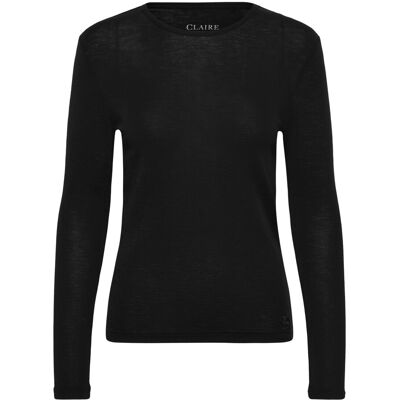 Claire Woman T-Shirt Cwaubree 2(38-42) BLACK 2(38-42) Claire Woman T-Shirt Cwaubree 2(38-42) BLACK 2(38-42)