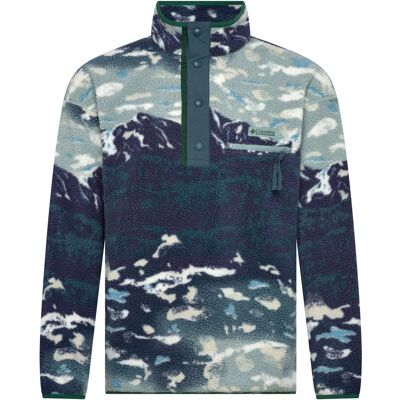 Columbia Sportswear Helvetia Ii Printed Half Snap Fleece XXL CRUSHED BLUE SISTERS XXL Columbia Sportswear Helvetia Ii Printed Half Snap Fleece XXL CRUSHED BLUE SISTERS XXL