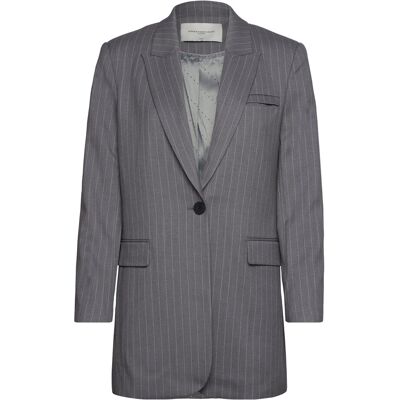 Copenhagen Muse Cmtailor-Long-Blazer XXS MEDIUM GREY MEL. W. OFF-WHITE XXS Copenhagen Muse Cmtailor-Long-Blazer XXS MEDIUM GREY MEL. W. OFF-WHITE XXS