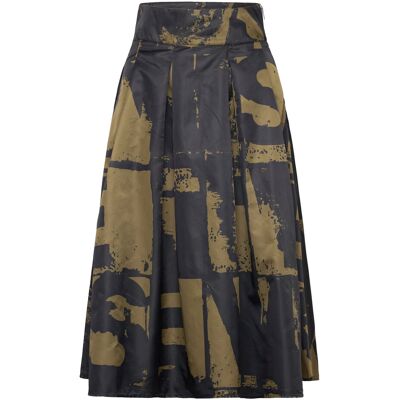 Copenhagen Muse Cmsella-Aop-Skirt M MILITARY OLIVE W. BLACK M Copenhagen Muse Cmsella-Aop-Skirt M MILITARY OLIVE W. BLACK M