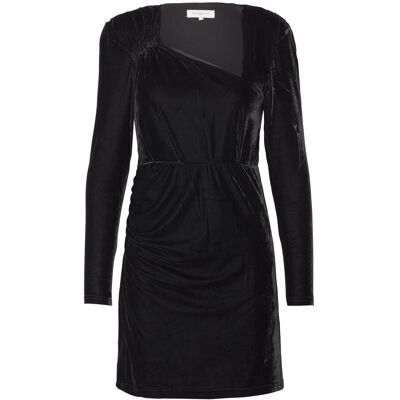 Copenhagen Muse Cmvelvet-Short-Dress S BLACK S Copenhagen Muse Cmvelvet-Short-Dress S BLACK S