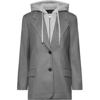 Copenhagen Muse Cmtailor-Hoodie-Blazer XL LIGHT GREY MELANGE XL Copenhagen Muse Cmtailor-Hoodie-Blazer XL LIGHT GREY MELANGE XL