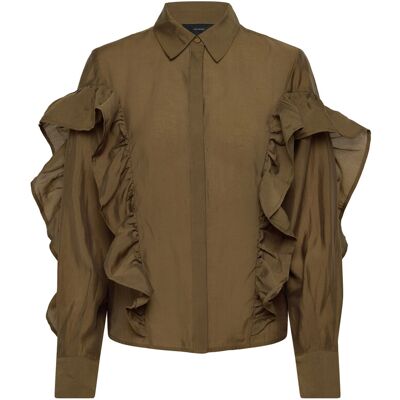 Copenhagen Muse Cmmolly-Shirt XXS MILITARY OLIVE XXS Copenhagen Muse Cmmolly-Shirt XXS MILITARY OLIVE XXS
