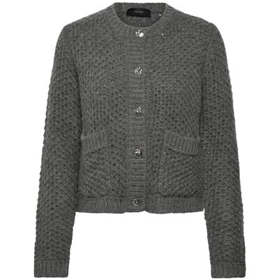 Copenhagen Muse Cmcolette-Cardigan L DARK GREY MELANGE L Copenhagen Muse Cmcolette-Cardigan L DARK GREY MELANGE L