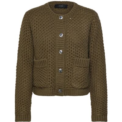 Copenhagen Muse Cmcolette-Cardigan XL DARK OLIVE XL Copenhagen Muse Cmcolette-Cardigan XL DARK OLIVE XL