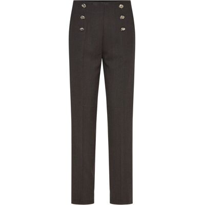 Copenhagen Muse Cmtailor-Pants M BLACK W. DARK GREY MELANGE M Copenhagen Muse Cmtailor-Pants M BLACK W. DARK GREY MELANGE M
