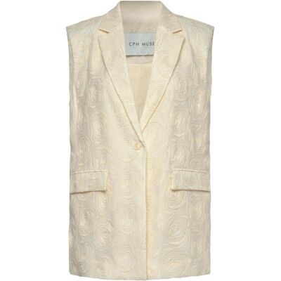 Copenhagen Muse Cmbloomie-Waistcoat M ANGORA M Copenhagen Muse Cmbloomie-Waistcoat M ANGORA M