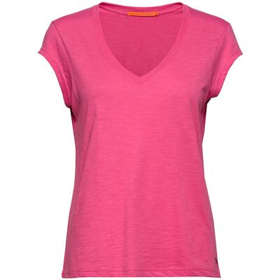Coster Copenhagen Cc Heart Basic V-Neck T-Shirt XS CLEAR PINK XS Coster Copenhagen Cc Heart Basic V-Neck T-Shirt XS CLEAR PINK XS
