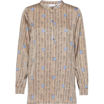 Coster Copenhagen Shirt Blouse In Sprout Print 34 SPROUT PRINT - SAND 34 Coster Copenhagen Shirt Blouse In Sprout Print 34 SPROUT PRINT - SAND 34