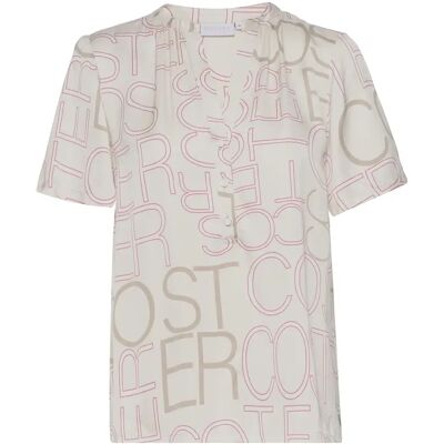 Coster Copenhagen Top With Buttons 34 LOGO PRINT 34 Coster Copenhagen Top With Buttons 34 LOGO PRINT 34