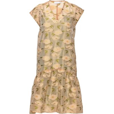 Coster Copenhagen Light Jaquard Dress 36 GREEN FLOWER JACQUARD 36 Coster Copenhagen Light Jaquard Dress 36 GREEN FLOWER JACQUARD 36