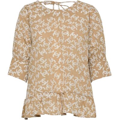 Coster Copenhagen Shirt With Smock At Sleeves 34 YELLOW FLOWER 34 Coster Copenhagen Shirt With Smock At Sleeves 34 YELLOW FLOWER 34