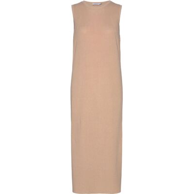 Coster Copenhagen Long Knitted Dress XL LIGHT SAND XL Coster Copenhagen Long Knitted Dress XL LIGHT SAND XL