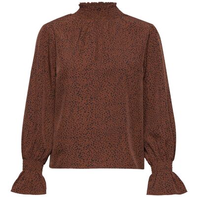 Coster Copenhagen Smock Blouse 34 DARK LEO PRINT 34 Coster Copenhagen Smock Blouse 34 DARK LEO PRINT 34