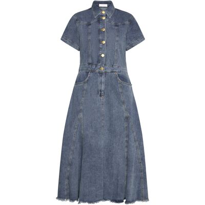 Coster Copenhagen Denim Dress 34 DENIM BLUE 34 Coster Copenhagen Denim Dress 34 DENIM BLUE 34