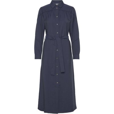 Coster Copenhagen Dress With Belt 34 DARK BLUE 34 Coster Copenhagen Dress With Belt 34 DARK BLUE 34