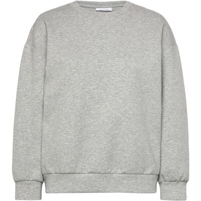 Coster Copenhagen Sweatshirt With Sleeve Details XXL GREY MELANGE XXL Coster Copenhagen Sweatshirt With Sleeve Details XXL GREY MELANGE XXL