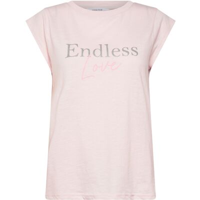 Coster Copenhagen Endless T-Shirt - Cap Sleeve XS DAISY PINK XS Coster Copenhagen Endless T-Shirt - Cap Sleeve XS DAISY PINK XS