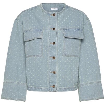 Coster Copenhagen Jacket In Dot Denim 42 DOT DENIM 42 Coster Copenhagen Jacket In Dot Denim 42 DOT DENIM 42