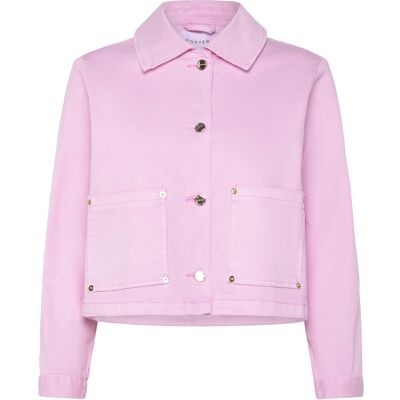 Coster Copenhagen Jacket In Pink Denim 38 BON BON PINK 38 Coster Copenhagen Jacket In Pink Denim 38 BON BON PINK 38